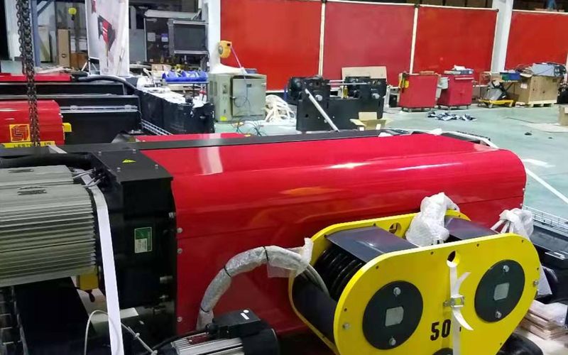 Ruibo wire-rope electric hoist on test trestle
